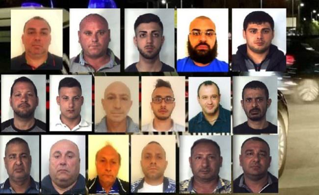 Operazione “En plein 2”, 19 arresti ad affiliati al clan Laudani: NOMI e FOTO