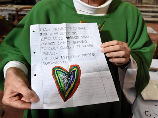 Anniversario morte Borsellino, anche la nipotina lo ricorda: “Se fossi qui, ti coccolerei”