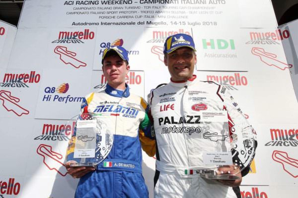 Un catanese sul podio del Mugello: Walter Palazzo vince la tappa toscana della Porsche Carrera Cup
