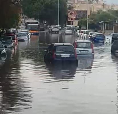 Palermo flagellata dal maltempo: strade come fiumi e case allagate – FOTO e VIDEO