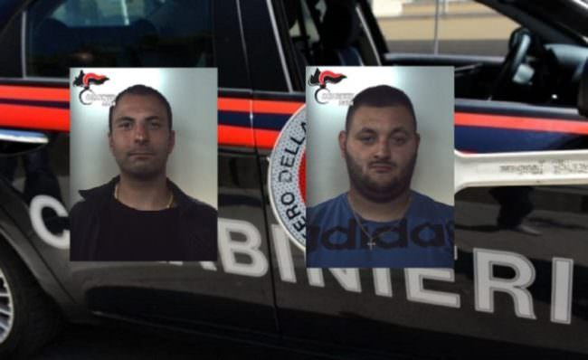 Rubano materiale da auto, tre furti in poche ore: arrestati 2 catanesi in trasferta a Troina