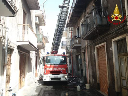 Abitazione in fiamme nel Catanese: morti due cagnolini. Salva un’anziana e un terzo cucciolo – FOTO