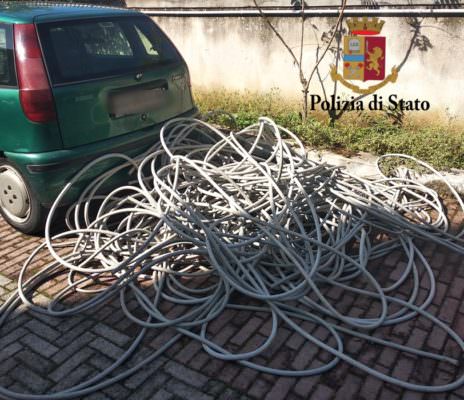 Sorpresi a rubare cavi di rame in magazzino dell’ex Mercatone Uno, arrestati due pregiudicati