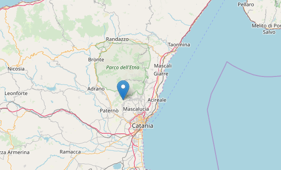 Ennesima scossa nel Catanese: gente in strada, ritorna la paura. Profondità di 0 chilometri