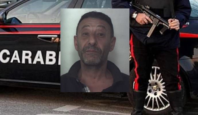 Evade dai domiciliari ma i carabinieri lo riacciuffano: arrestato 45enne