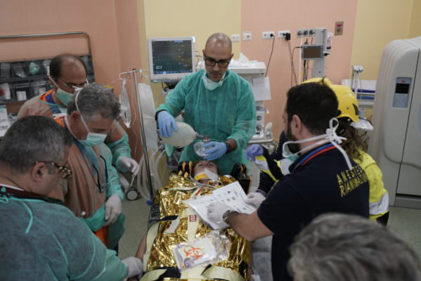 Catania, “stress test” al pronto soccorso del Policlinico: DETTAGLI e FOTO della maxi emergenza simulata