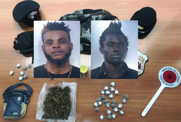 Spaccio di Marijuana nel Calatino: arrestati due nigeriani