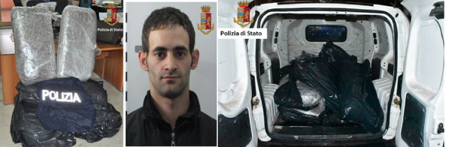 Spaccio, fermato all’imbarco dei traghetti un 25enne che trasportava oltre 50 chili di marijuana