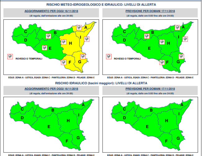 Meteo Sicilia, dopo la grandine arriva una “tregua” di 24 ore ma poi ritorna il maltempo fino a martedì