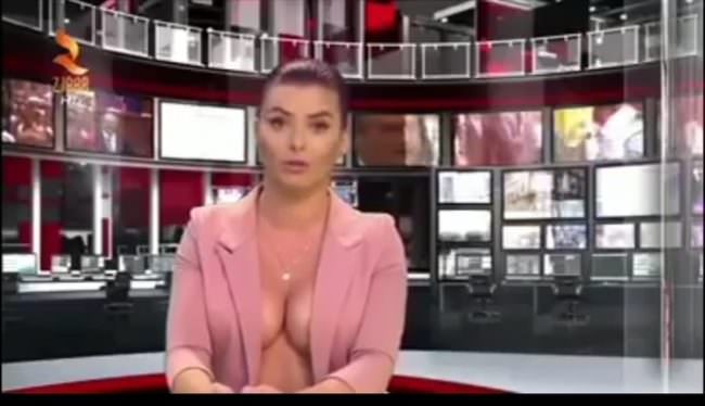 Telegiornale sexy e innovativo: conduttrici in onda seminude