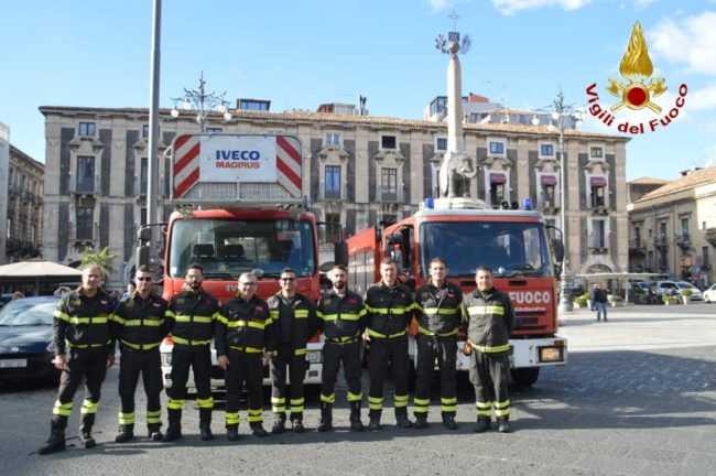 Santa Barbara, vigili del fuoco celebrano la loro patrona protettrice – LE FOTO