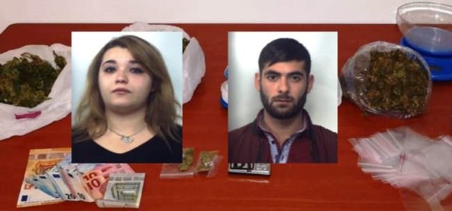 Amore nel segno della droga: J & J arrestati ad Aci Catena