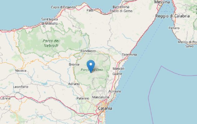 Terremoto nel Catanese: avvertita scossa di magnitudo 3.4