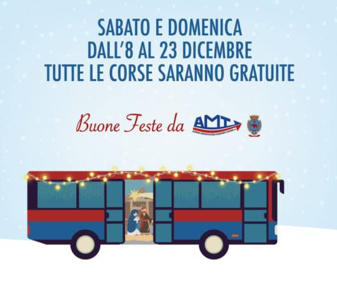Novità Natale 2018: Amt, biglietti gratis dall’8 al 23 dicembre