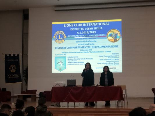 “Disturbi comportamentali dell’alimentazione”, conferenza all’Istituto Gemmellaro di Catania