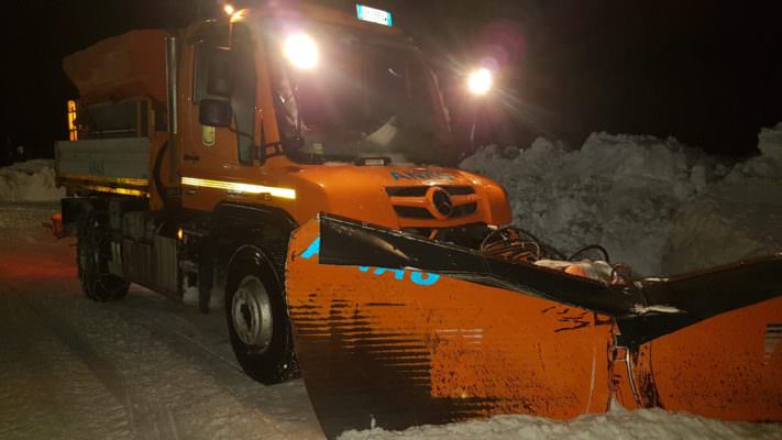 Liberate le strade dalla neve: intervento tecnici Anas sulle strade provinciali di Piano Battaglia