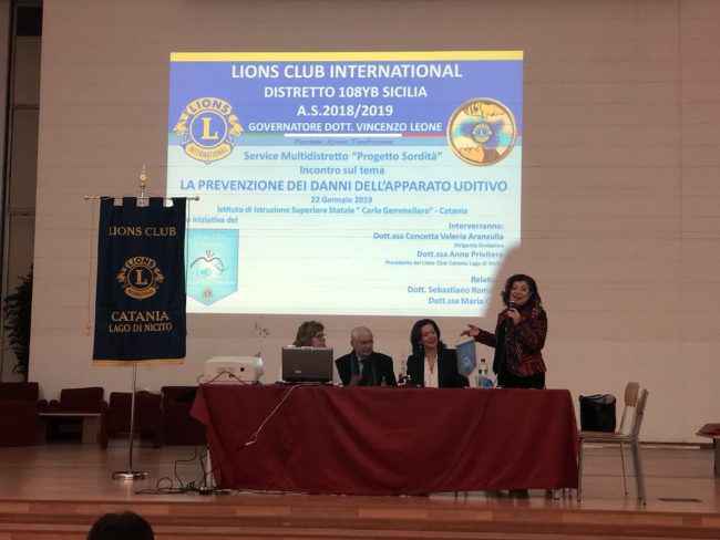 Scuola, informazione e prevenzione: il Gemmellaro all’incontro sull’udito con i Lions