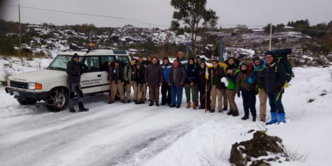 Bufera di neve, gruppo di scout bloccato nel Catanese