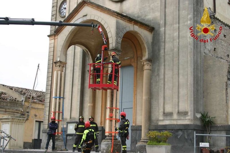 Pennisi, completate operazioni dei lavori nella chiesa del Carmelo