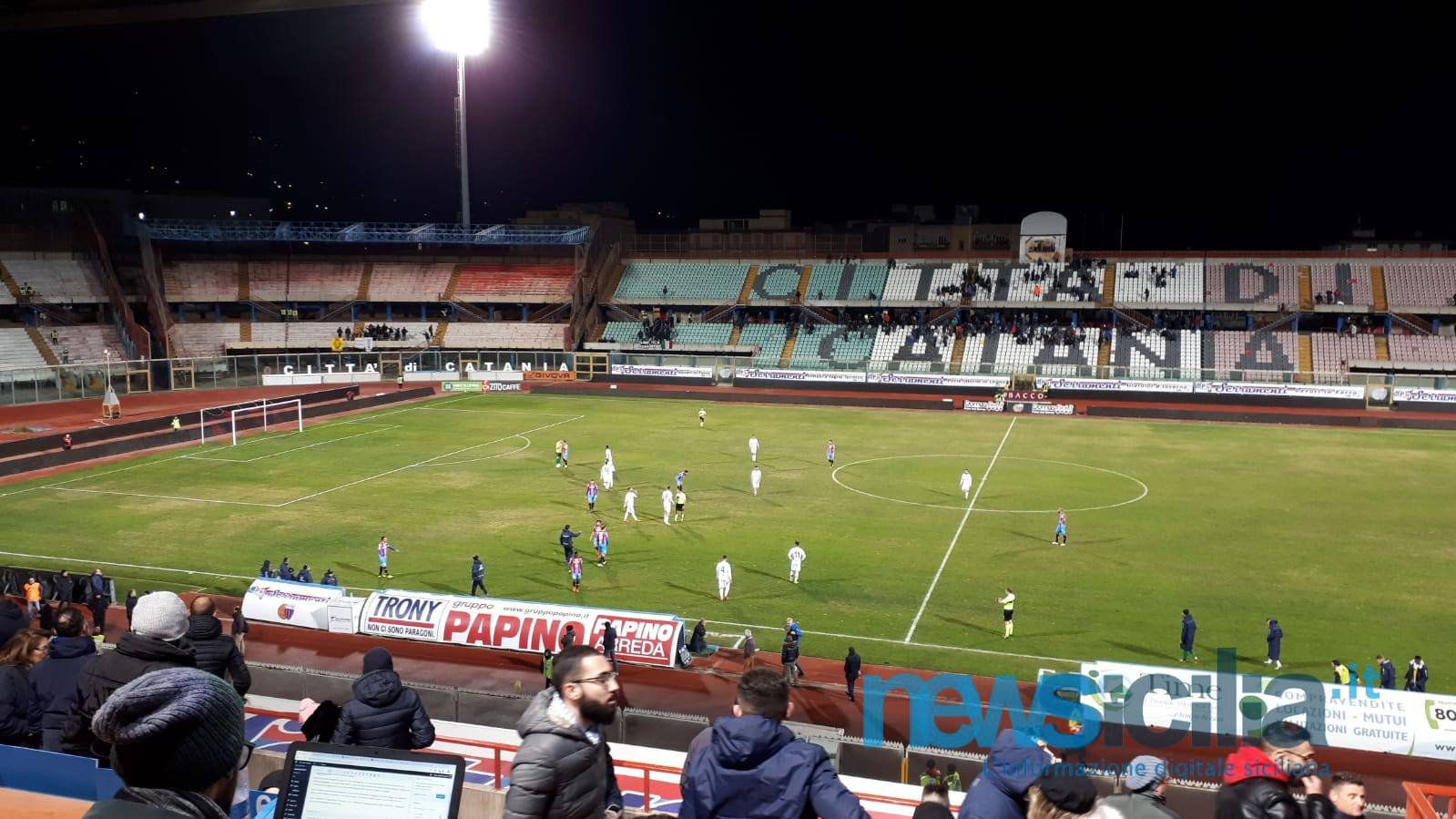 Coppa Italia Serie C, Auteri ancora “bestia nera” del Catania: i rossazzurri si arrendono per 1-2 con il Catanzaro