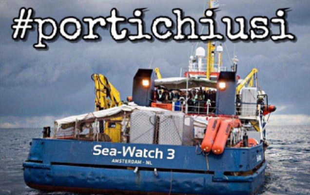 Migranti, la Sea Watch naviga davanti Siracusa. Salvini: “Ennesima provocazione”