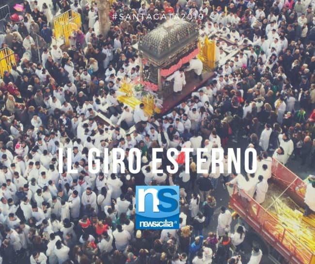 Sant’Agata 2019, le emozioni del giro esterno – FOTO e VIDEO