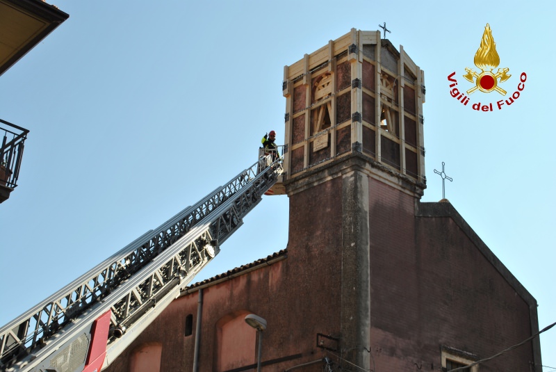 Emergenza sisma alle pendici dell’Etna: messa in sicurezza chiesa di Santa Maria della Pietà