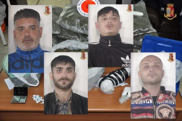 Controlli nel Catanese per il contrasto degli stupefacenti: 4 arresti, marijuana e cocaina per diversi chili