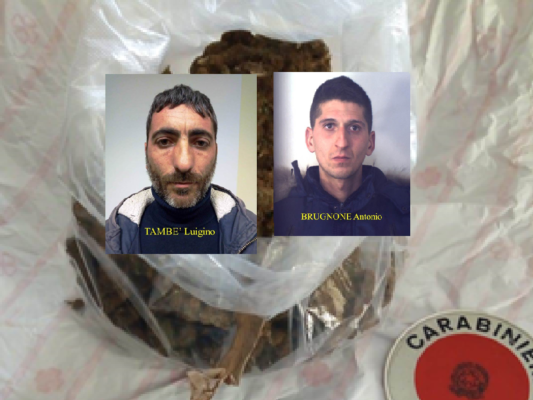 Fermati sulla SP49 con un chilo di droga in macchina: arrestati due pregiudicati Fermati sulla SP49 con un chilo di droga in macchina: arrestati due pregiudicati