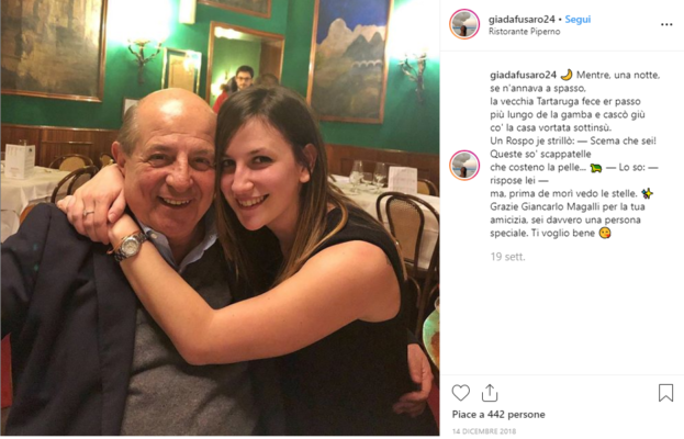 Amore al capolinea per Giancarlo Magalli: è finita con la 22enne Giada