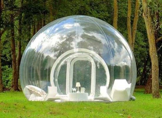 Bubble room: dormire sotto le stelle