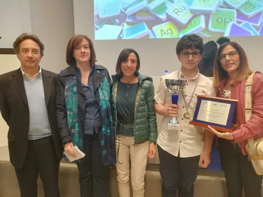 Studente dell’Iti S. Cannizzaro finalista alle nazionali dei Giochi della Chimica 2019
