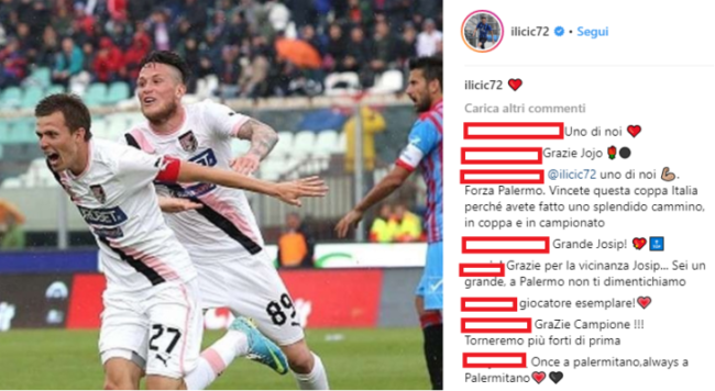 Palermo, domani i calciatori parleranno in conferenza stampa. E Ilicic manda un messaggio al suo ex club