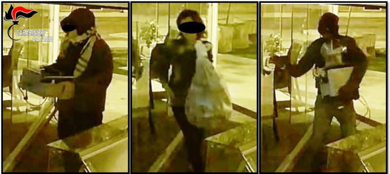 Furti nei chioschi del Catanese: denunciati 3 ladri seriali