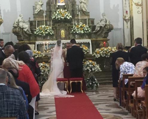 Matrimonio in casa Newsicilia: bouquet per Serena