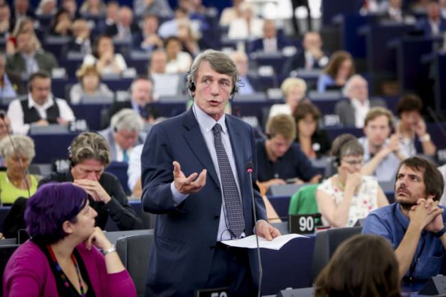 SASSOLI ELETTO PRESIDENTE DEL PARLAMENTO EUROPEO