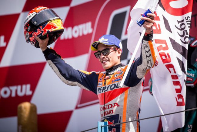 MARQUEZ DOMINA IN GERMANIA E IL MONDIALE SI AVVICINA, ROSSI 8°