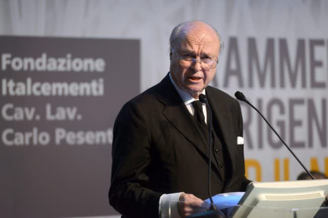 E' MORTO GIAMPIERO PESENTI, STORICO PRESIDENTE DI ITALCEMENTI