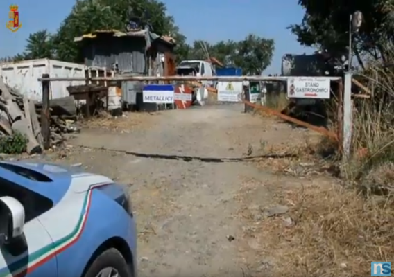 Organizzazione “industriale” per la centrale di ricettazione del rame nel Catanese: area sequestrata, titolare denunciato – VIDEO