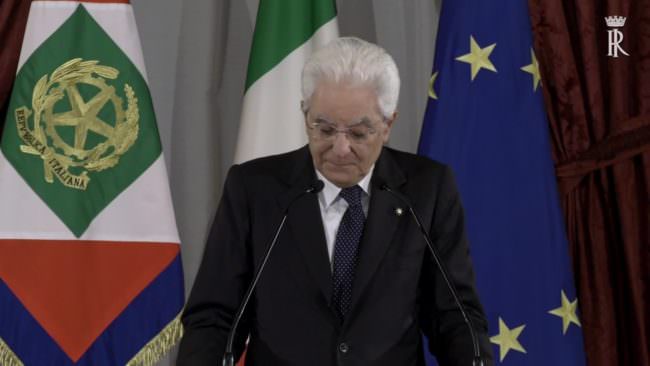 Mattarella “Quirinale non compie scelte politiche”