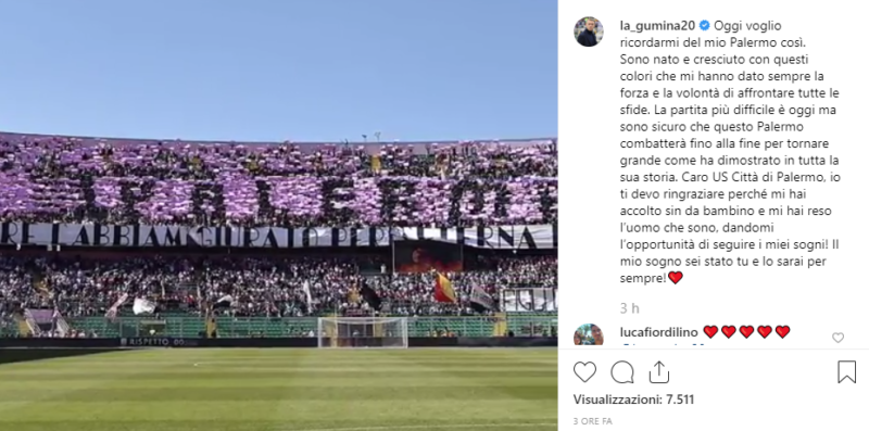 Palermo Calcio, la dichiarazione d’amore di La Gumina: “Sarai sempre il mio sogno”. Accardi giura fedeltà ai rosanero