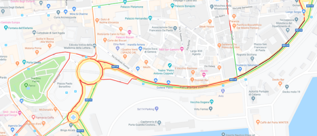 Catania, tutti al mare… automobilisti bloccati in direzione Porto e Lidi Playa, file chilometriche