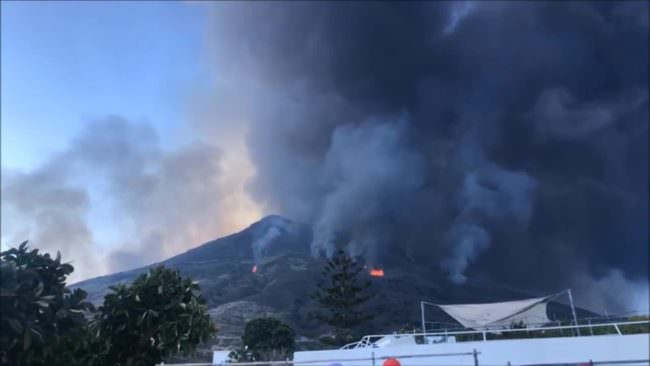Eruzione a Stromboli, due forti esplosioni