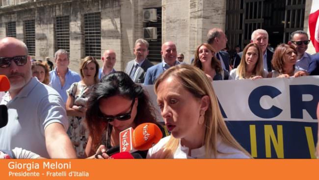 Meloni “Di Maio inconcludente su crisi aziendali”