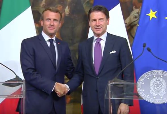 CONTE INCONTRA MACRON “INSIEME PER IL RILANCIO DELL'EUROPA”