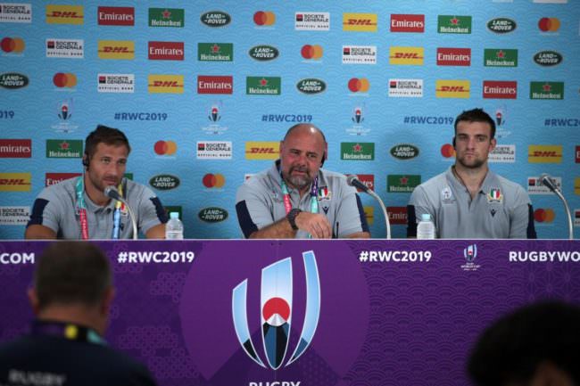 DOMANI L'ESORDIO MONDIALE DELL'ITALRUGBY, AZZURRI CONTRO LA NAMIBIA