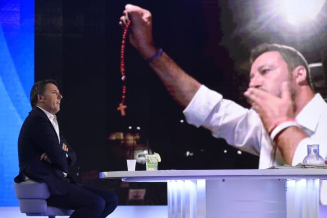 RENZI “IL MIO AVVERSARIO NON E' ZINGARETTI MA SALVINI”