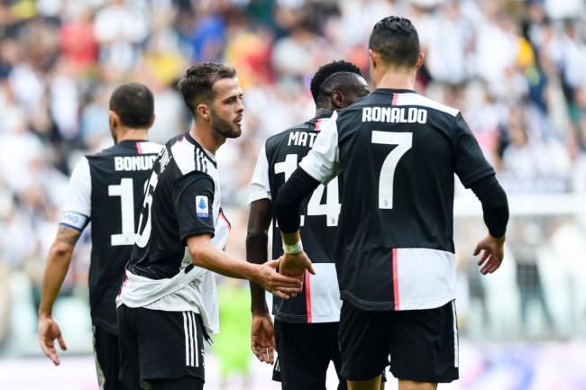 PJANIC E CRISTIANO RONALDO IN GOL, LA JUVENTUS BATTE 2-0 LA SPAL