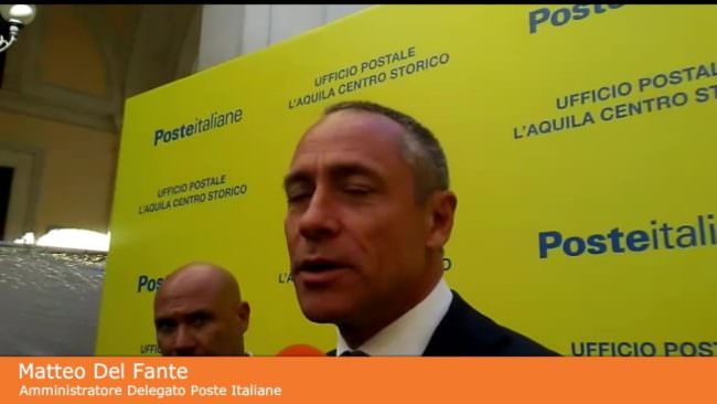Poste Italiane torna in centro a L’Aquila