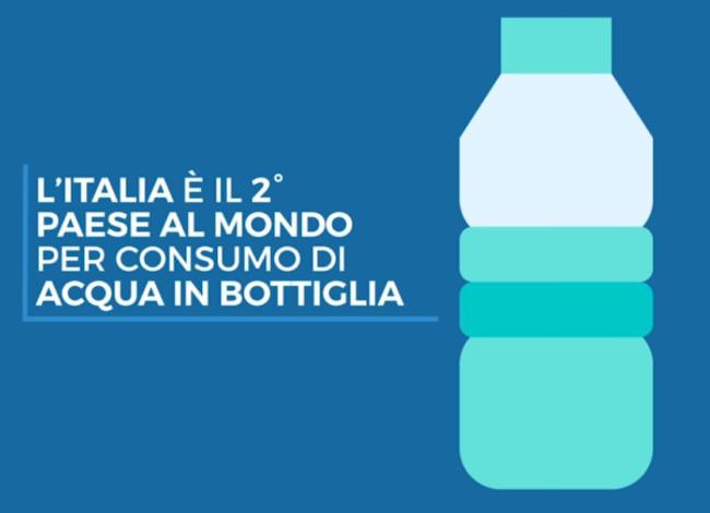 L'ACQUA DEL RUBINETTO E' OTTIMA MA IN ITALIA SI PREFERISCE LA BOTTIGLIA